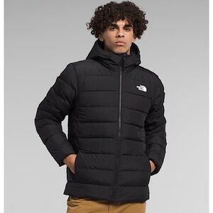 The North Face Black Men's Hooded Quilted Puffer Jacket